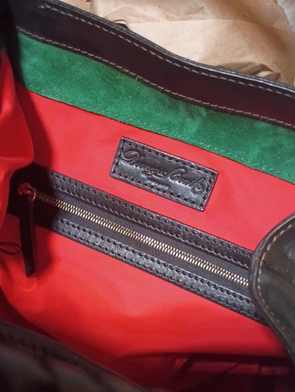 Dooney & Bourke Florentine Leather Toggle satchel bag - Picture 14 of 17